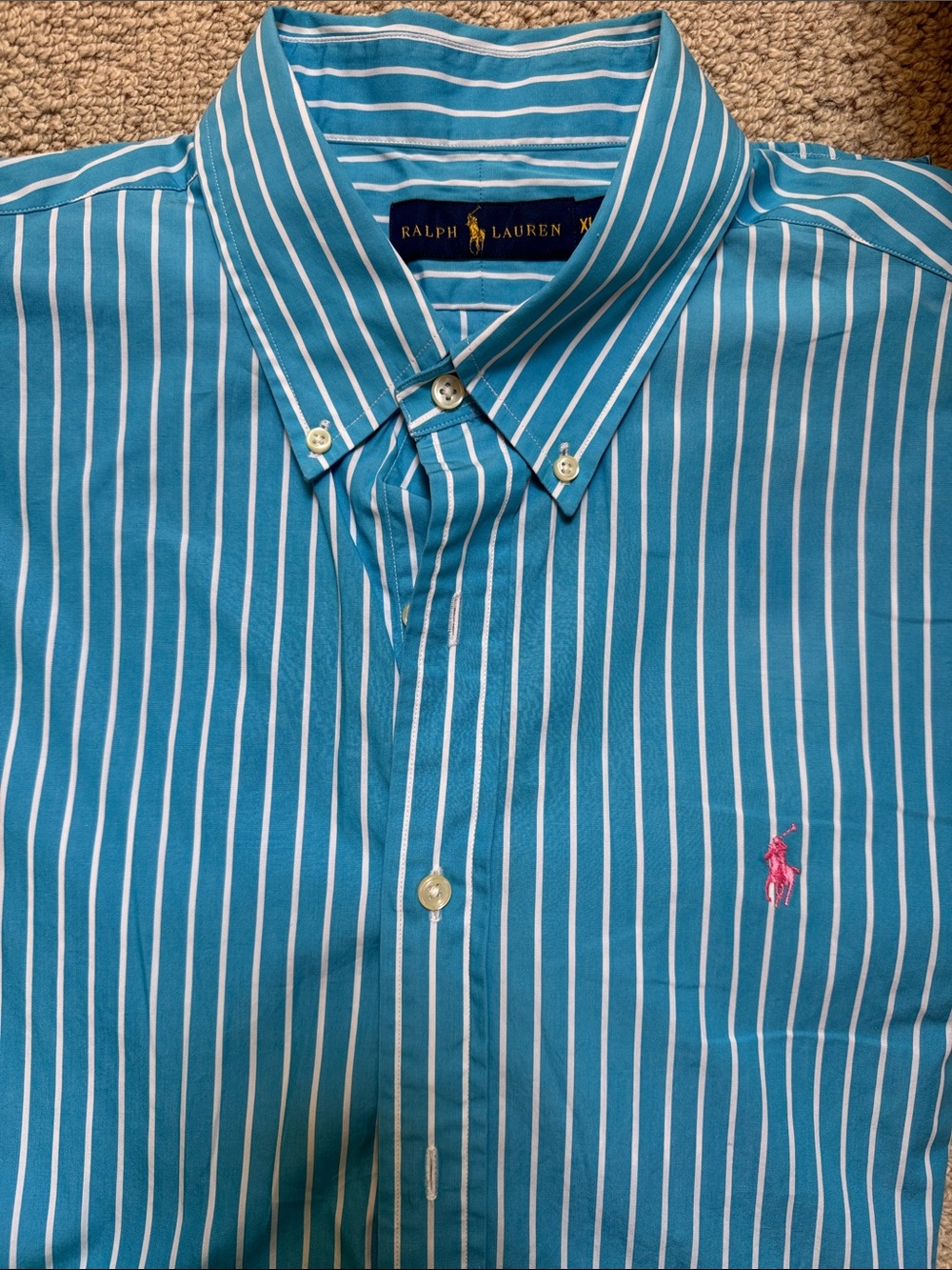Men’s Ralph Lauren Striped Poplin Shirt